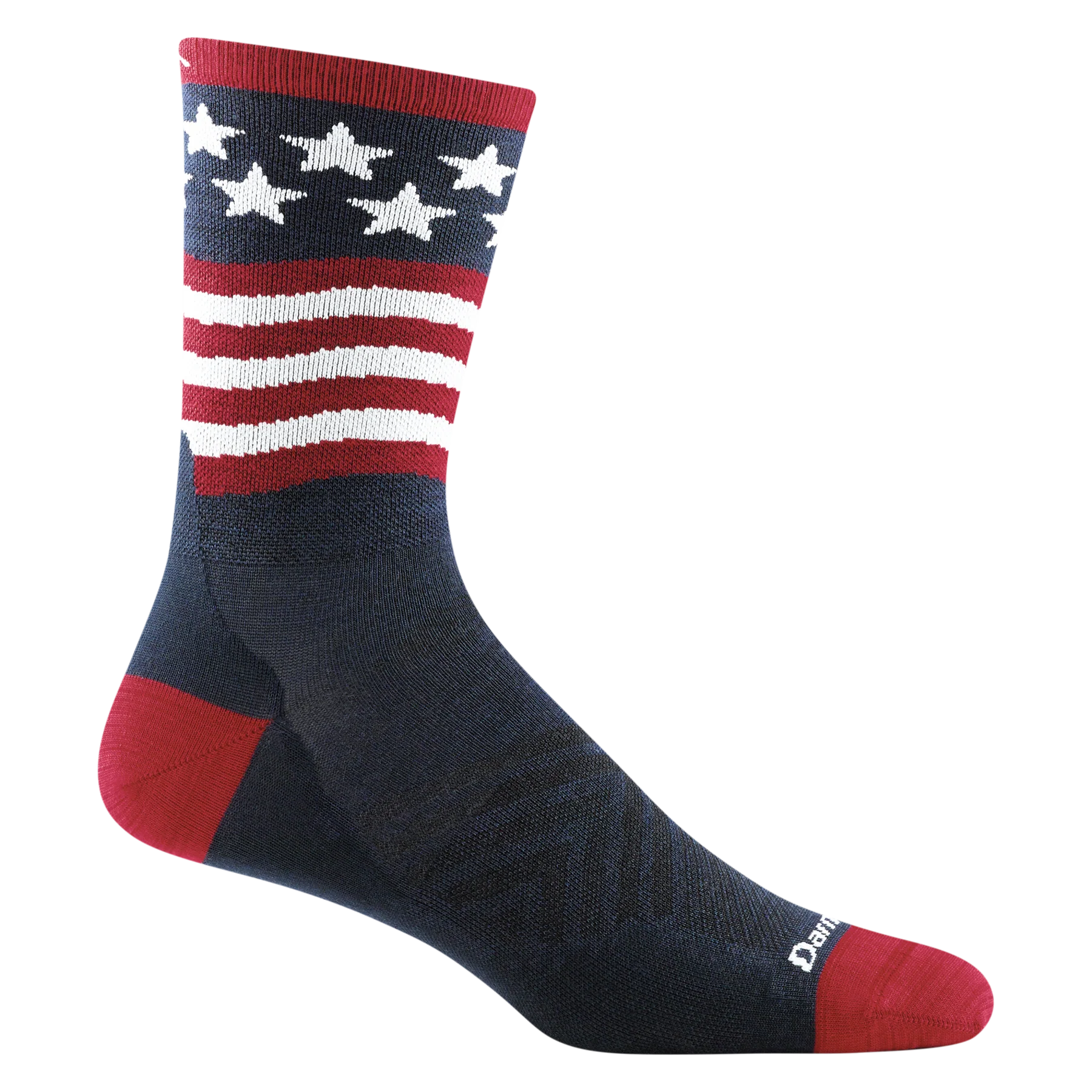 Patriot Micro Crew Ultra-Lightweight Running Socks- Stars and Stripes
